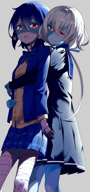 Junko Konno and Ai Mizuno from Zombieland Saga