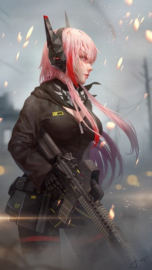 Girls Frontline M4 SOPMOD II Anime Character