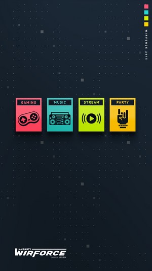 WirForce 2017 LAN Party Gaming Music Stream Party