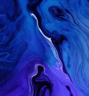 Abstract blue and purple waves with white streaks