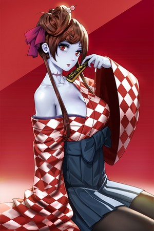 Yugiri from Zombieland Saga in a Yukata