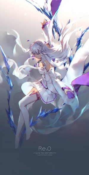 Emilia from Re:Zero Kara Hajimeru Isekai Seikatsu