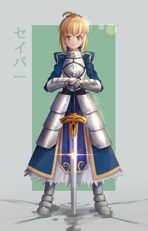 Saber Arturia Pendragon from Fate/Stay Night