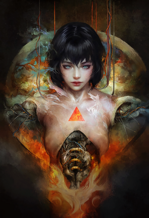 Motoko Kusanagi from Ghost in the Shell