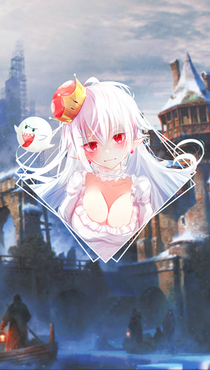 Boosette with a Boo from Super Mario