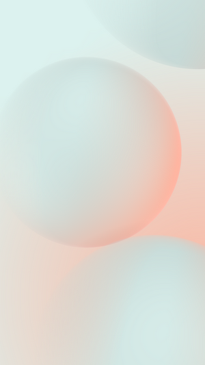 Abstract gradient shapes with soft pastel colors