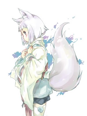 Kon from Tokyo Ravens, a fox girl