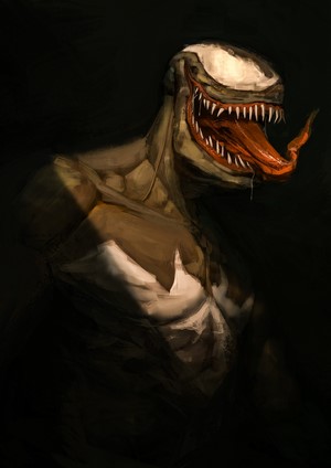 Venom from Marvel Comics digital art