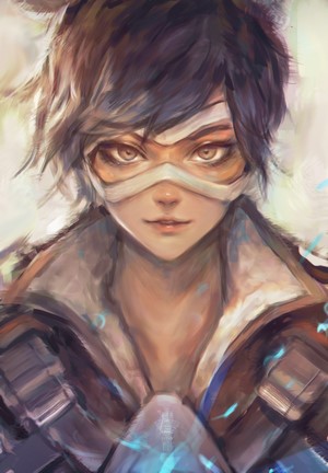 Tracer from Overwatch Portrait