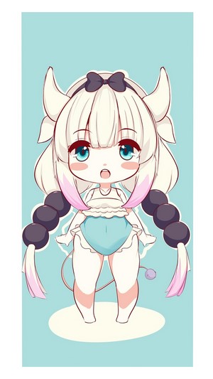 Kanna Kamui from Kobayashi-san Chi no Maid Dragon Chibi