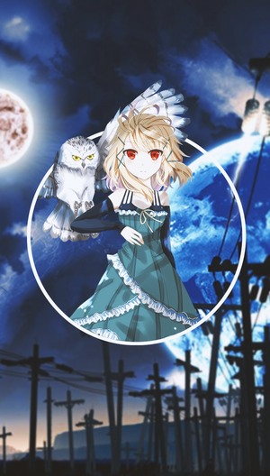 Anime girl with owl from Black Bullet