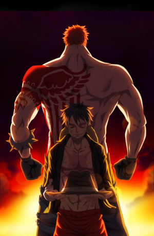 Monkey D. Luffy and Katakuri Intense Standoff