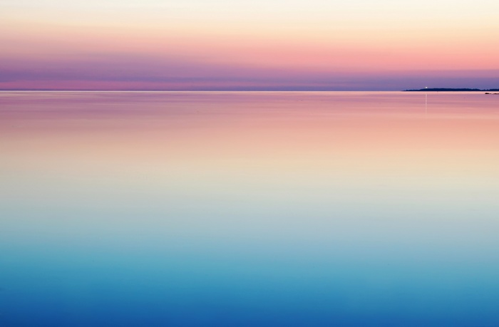 Calm Ocean Sunset 4K