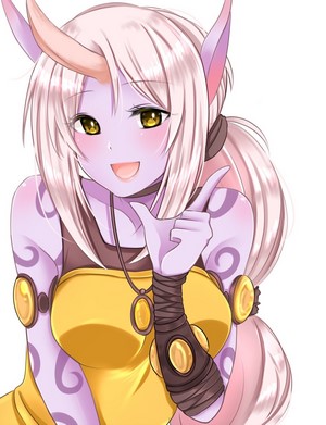 Soraka from League of Legends anime art