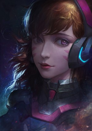 D.Va from Overwatch by JOO YANN ANG