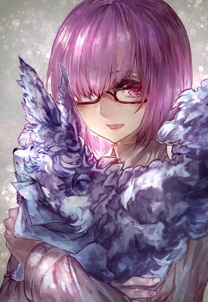 Okita Souji from Fate/Grand Order holding a creature