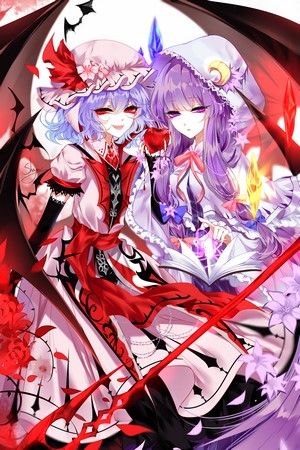 Remilia Scarlet and Patchouli Knowledge from Touhou