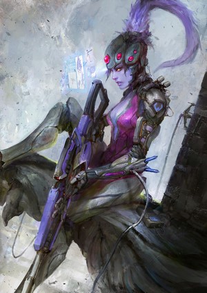 Widowmaker from Overwatch by Daniel Kamarudin