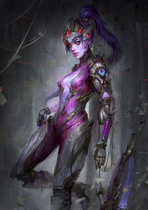 Widowmaker from Overwatch by Daniel Kamarudin