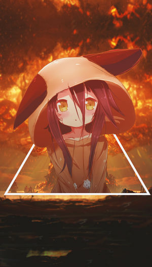 Shuvi from No Game No Life wearing a hooded outfit