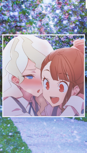 Akko and Diana from Little Witch Academia