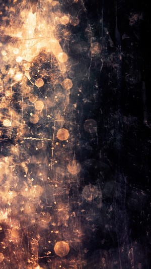 Abstract paint splatter with bokeh effect