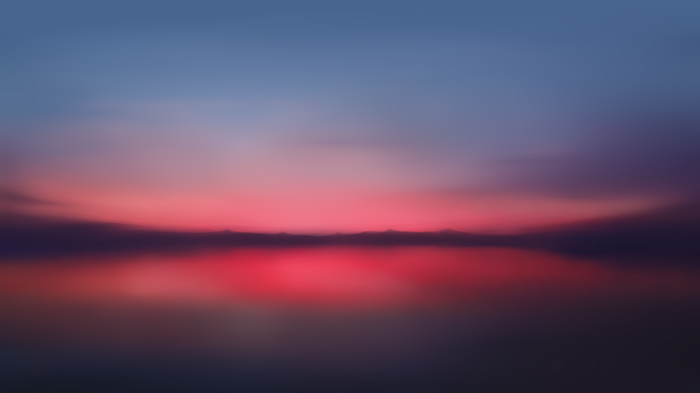 Minimalist Sunset Reflection