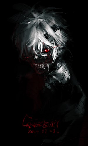 Kaneki Ken from Tokyo Ghoul portrait