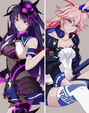 Mei and Yae Sakura from Honkai Impact