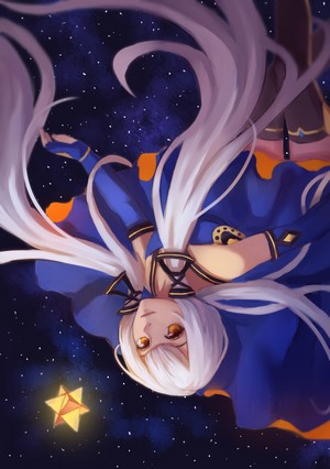 Stardust (Vocaloid) anime girl in space