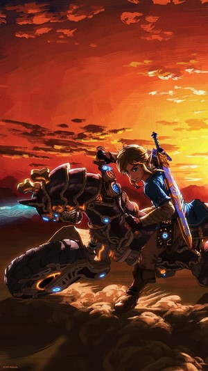 Link with Mechanical Horse from The Legend of Zelda