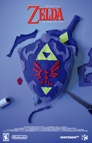 The Legend of Zelda: Ocarina of Time Nintendo 64 Game Poster