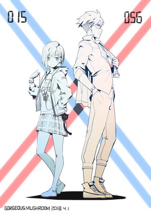 Ichigo and Goro from Darling in the FranXX