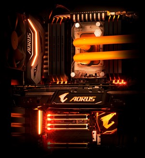 Aorus Motherboard with RGB Lighting