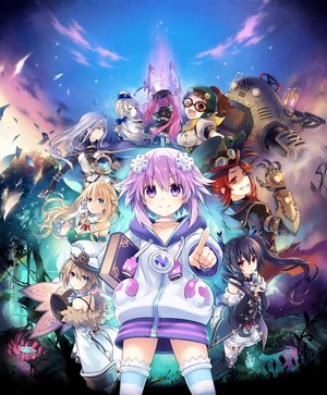Hyperdimension Neptunia Characters in Fantasy Setting