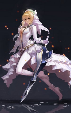 Saber Bride from Fate/Grand Order