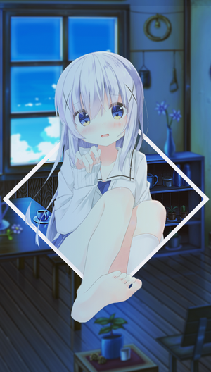 Kafuu Chino from Is the Order a Rabbit? anime