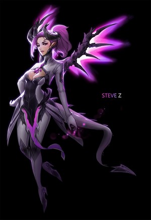 Demon Mercy from Overwatch by Steve Zheng