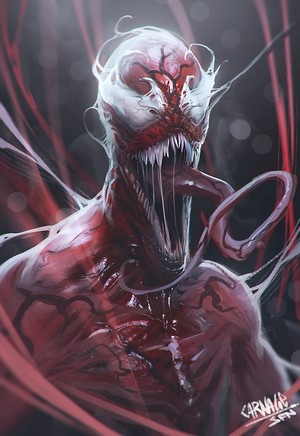 Carnage from Spider-Man concept art