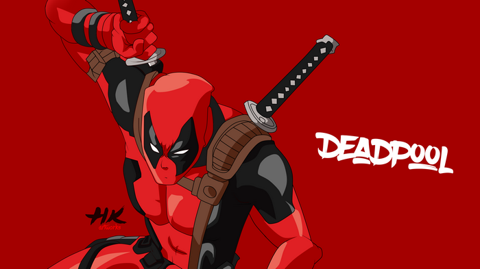 Deadpool from Marvel Comics 4K