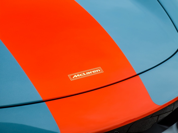 McLaren MSO 675LT Gulf Racing Theme 4K