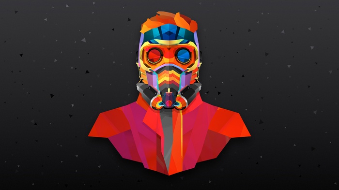 Star-Lord from Guardians of the Galaxy Minimalist Artwork
