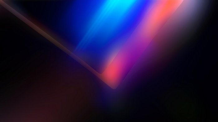Abstract light streaks in dark background