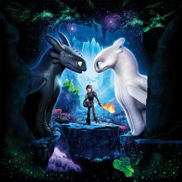 Hiccup and Dragons from How to Train Your Dragon: The Hidden World 4K