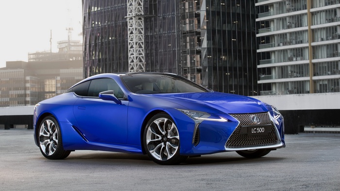 Lexus LC 500 Morphic Blue 4K