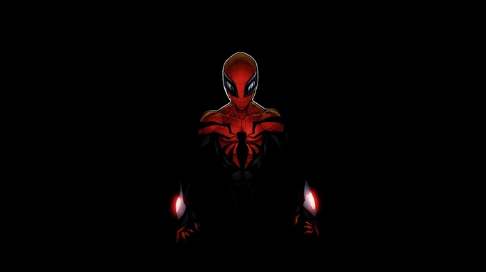 Spider-Man from Marvel Comics in black and red suit