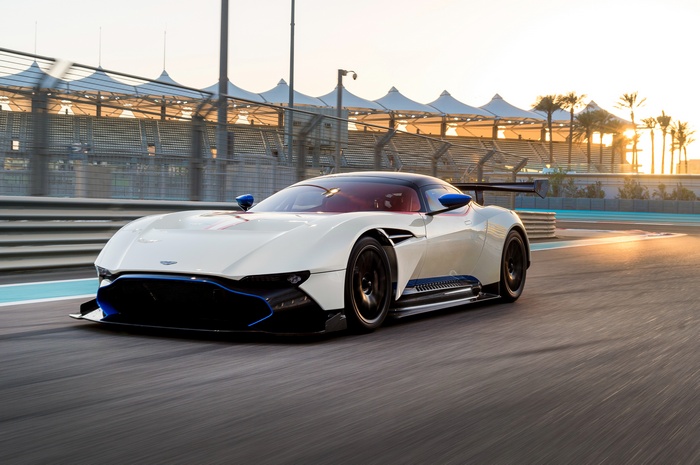 Aston Martin Vulcan on a Race Track
