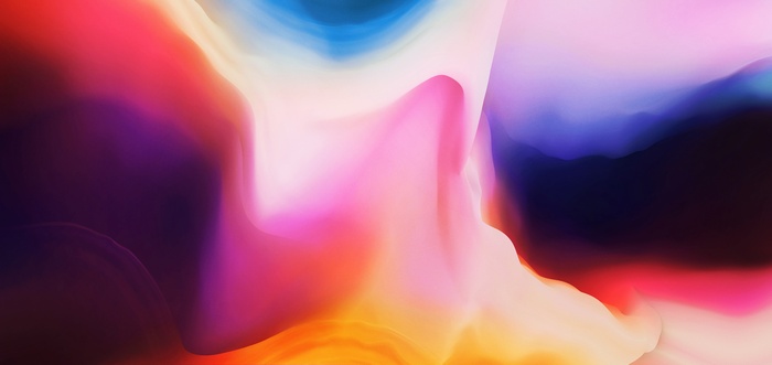 Abstract colorful gradients, OnePlus 6 4K