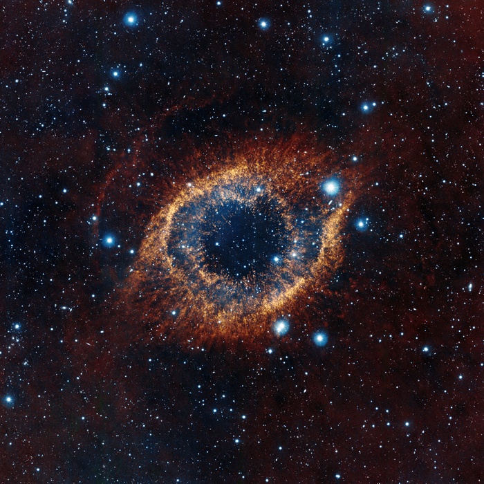 The Helix Nebula in deep space