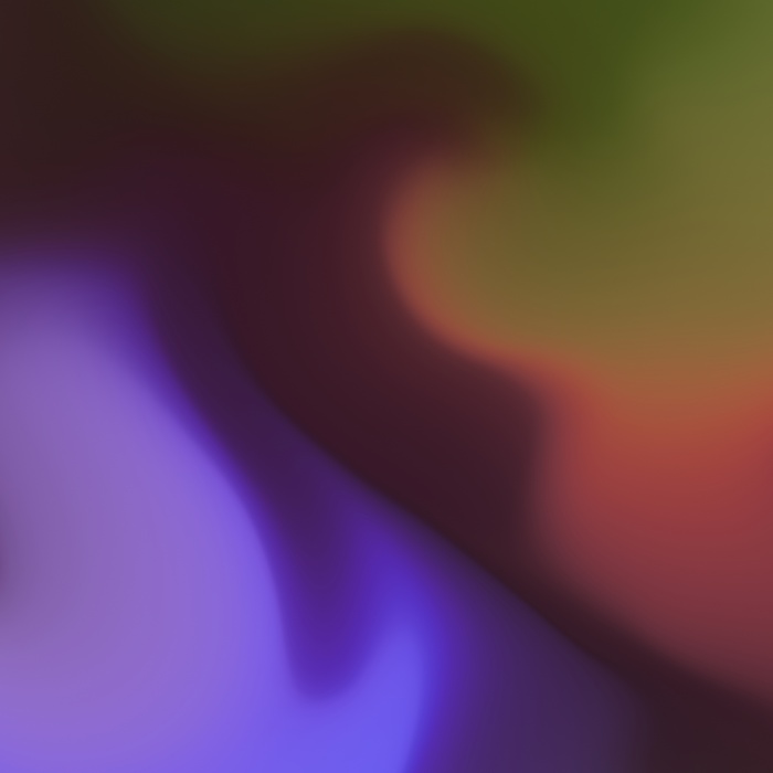 Abstract gradient with purple, brown, orange, and green hues
